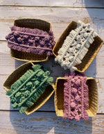 Load image into Gallery viewer, Macrame Spa Tray - DREAMY Colorways  (Made to order)

