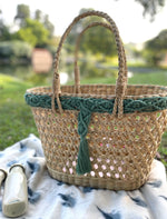 Load image into Gallery viewer, Brunch Tote 2.0- Handcrafted Kauna bag

