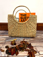 Load image into Gallery viewer, Handcrafted Organisket (organiser basket) with cane handles
