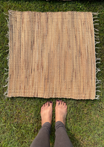 Load image into Gallery viewer, Handcrafted water hyacinth meditation/ prayer mat
