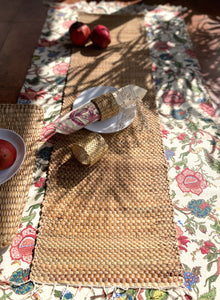 Handcrafted Water Hyacinth Table Runner