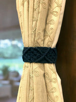 Load image into Gallery viewer, Macrame curtain tie backs (set of 2)
