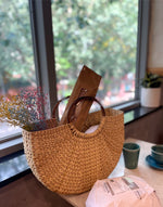 Load image into Gallery viewer, Handcrafted U shaped Tote- Big, Mini, Tiny
