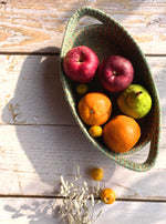Load image into Gallery viewer, Handcrafted salt reed Fruit basket
