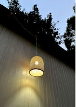 Load image into Gallery viewer, English Willow Pendant Lamp - Natural White/ natural Brown
