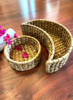 Load image into Gallery viewer, Moon child- Multi Utility basket set (round and crescent shaped)
