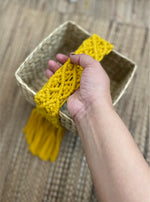 Load image into Gallery viewer, Macrame Spa Tray - self care basket (Made to order)

